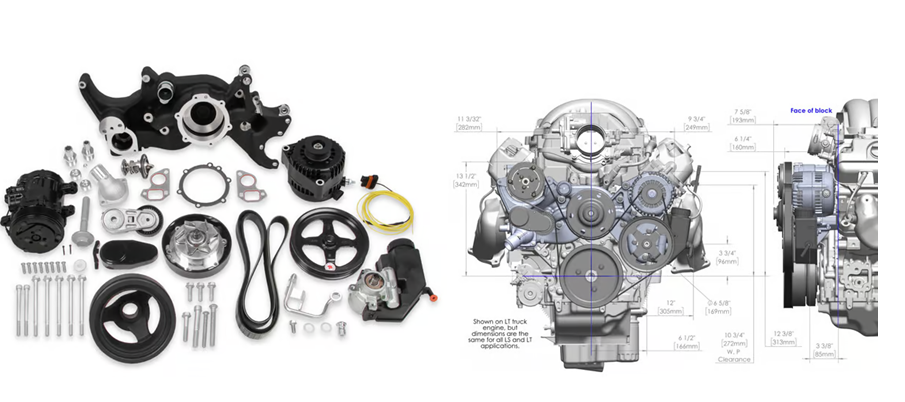 Holley Mid-Mount Complete Accessory System