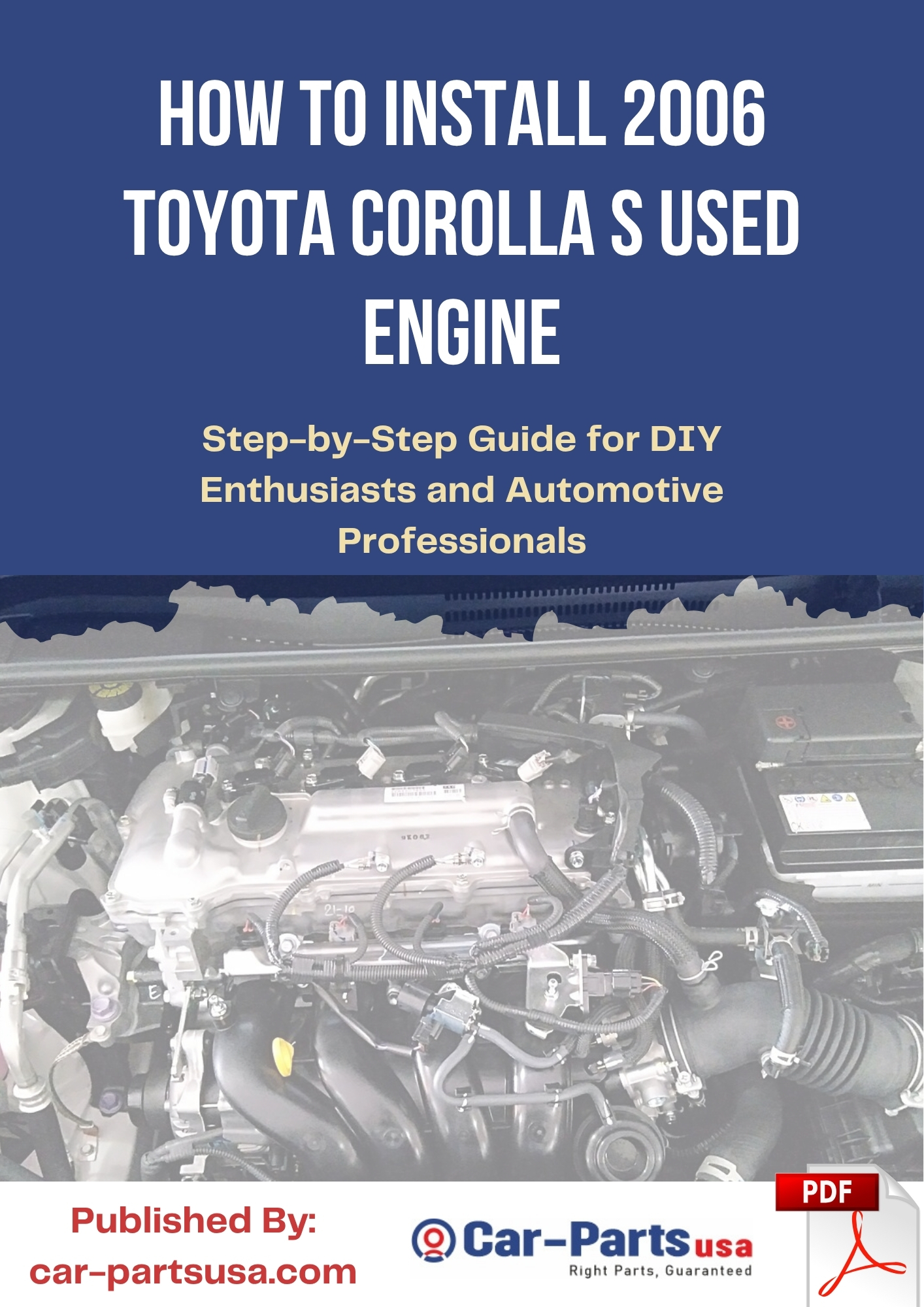 How to install 2006 toyota corolla S