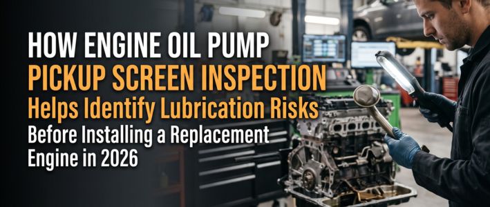 Oil Pump Pickup Screen Inspection